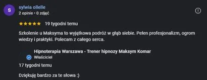 Opinia w Google