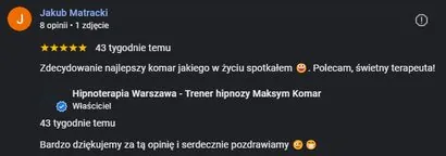 Opinia w Google